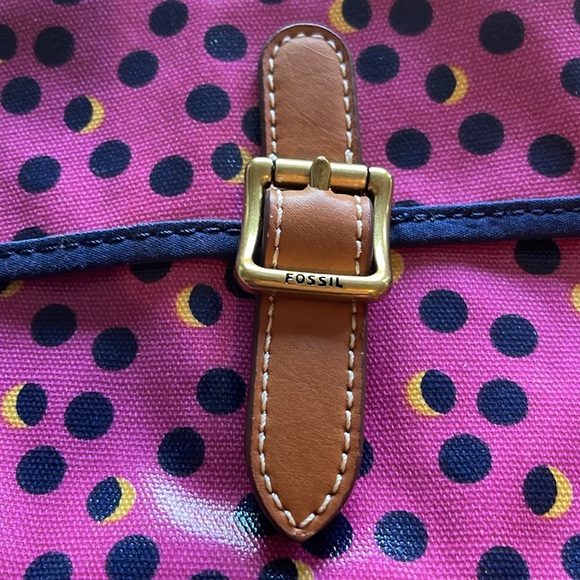 Pink Polka Dot Fossil Crossbody Bag - Picture 2 of 6